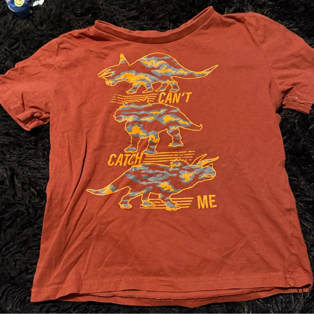 Rust Dinosaur Adventure‎ Tee for Kids